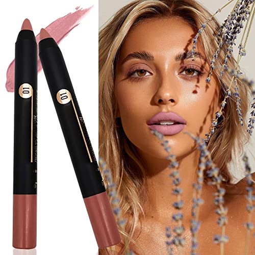 Lip Gloss for Women Lipstick Pen à prova d'água Não é fácil de mergulhar com copo multi -color