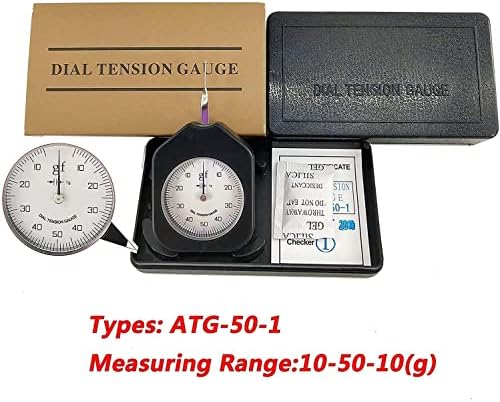 HFBTE ATG-50-1 Tamanho do bolso Tipo 50g Medidor de tensão de tensionmeter com um testador de medidor