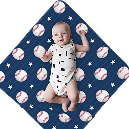 Baseball Baby Stuff Swaddle Swaddle Clanta de recém -nascida macio abafando capa de cobertor Baby Recebendo