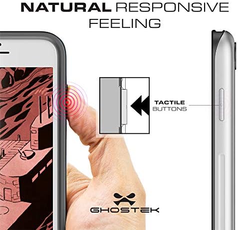 GHOSTEK Atomic Slim iPhone 7, iPhone 8, iPhone SE 2020 Case com proteção de para -choque de metal