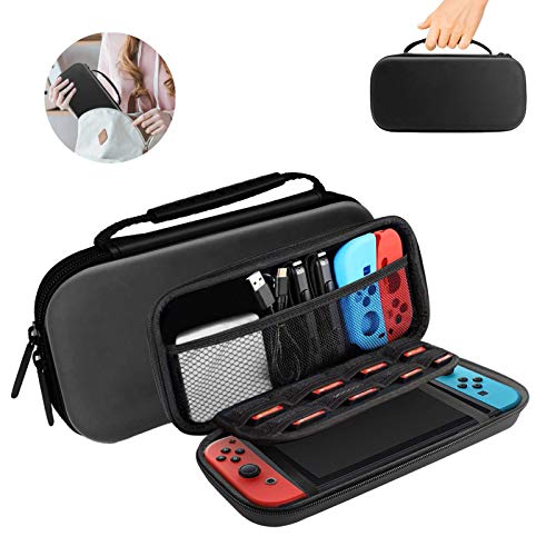 Honest Kin Portable Nintendo Switch Lite Case com 8 jogos Cartuchos Protetive Hard Shell Travel Nintendo Switch