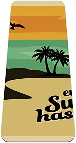 Siebzeh Summer Beach Premium grossa de ioga mato ecológico Saúde e fitness non Slip Tapete para