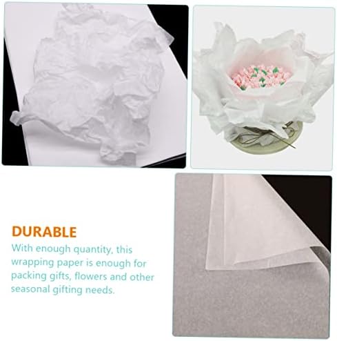 Coheali 200 folhas de papel translúcido em papel de embrulho de papel de embrulho de papel de