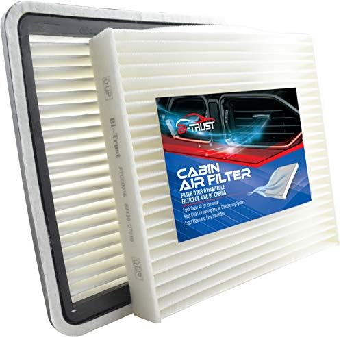 Kit de filtro de ar da cabine do motor bi-trust, substituição do FRAM CA9997 CF10285, compatível com