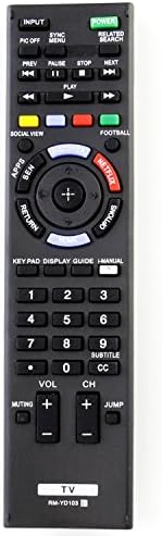 New RM-YD103 RMYD103 Universal Remote Control Fit for Sony TV kdl-48w600b KDL-32W700B KDL-40W580B