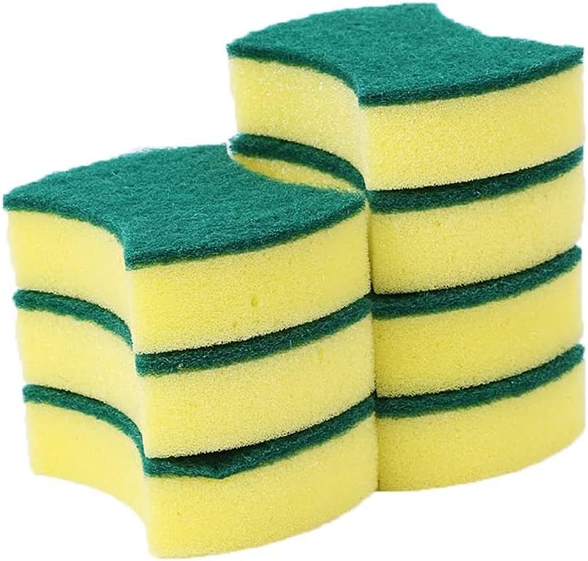 Buzika 20/30pcs Lavagem de lavagem de louça Esponja de cozinha Removendo esponjas de escova de limpeza