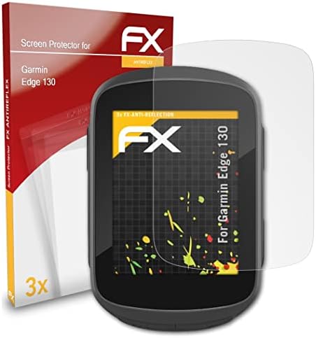 Protetor de tela AtFolix compatível com o filme de proteção de tela Garmin Edge 130, filme de