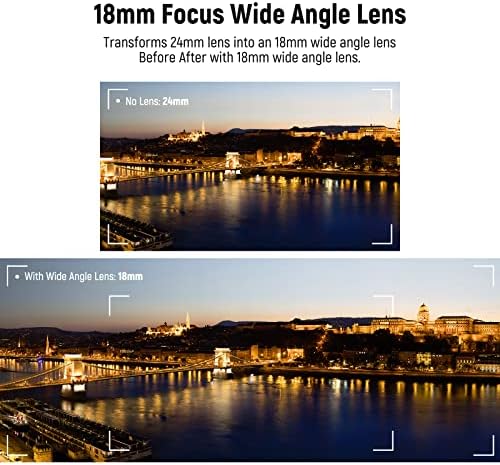 NEEWER LENS LENS LANÇADOS COMPATÍVEL com câmera Canon G7X Mark III, 2 em 1 18mm HD de largura e macro 10x Lente