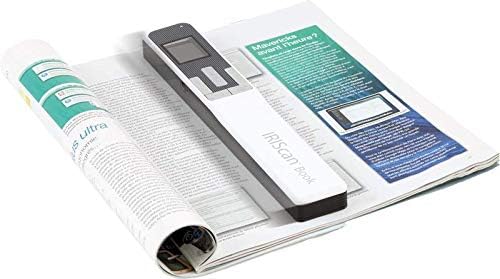 Iriscan Book 5 portável Scanner, Scanner de fotos, Documentos Scanner 1200DPI, digitalização plana,