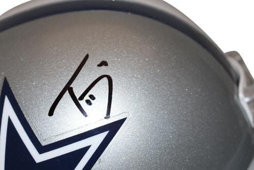 Trevon Diggs autografado/assinado Dallas Cowboys F/S VSR4 Capacete JSA 36840 - Capacetes NFL autografados