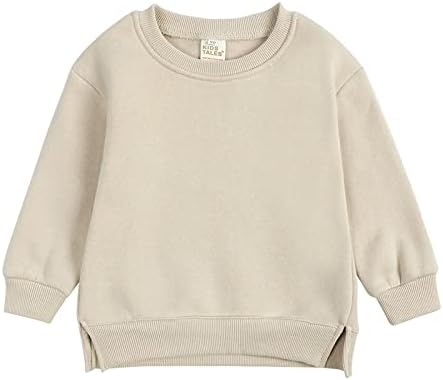 Casaco de lã de lã infantil Solwarthirt Plus Pullover Top Babies Color Girls Tops Girls Tee camisetas 5T