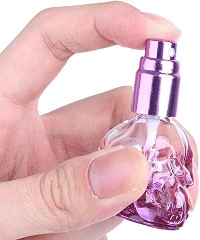 8ml 0,28 oz. Garrafas de perfume de crânio pequenas garrafas de perfume de spray vazias garrafas de perfume