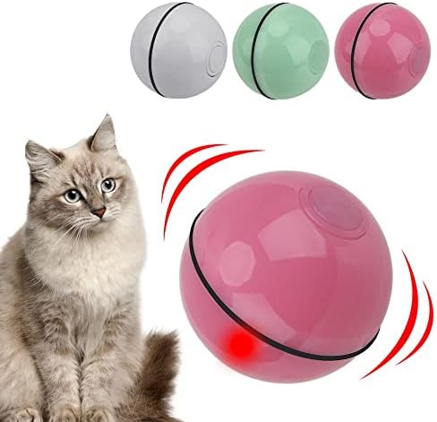 Oallk Cat Toy Toy Smart Interactive Rolling Ball Automático Rotativo Pet Princade
