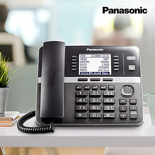 Telefone do escritório da Panasonic, acessório de telefone com uma extensão com fio para conectar