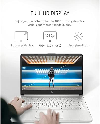 [Windows 11 Pro] HP 14 FHD Business Laptop, 6 núcleos AMD Ryzen 5 5500U, 8 GB de RAM 256 GB PCIE