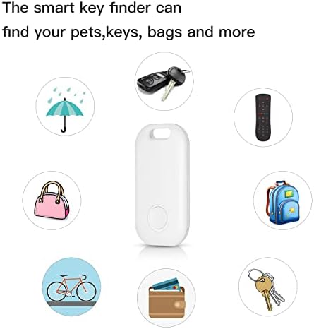 Dohome Key Finder Rastreador Bluetooth com cadeia de chaves e localizador de itens para carteiras de