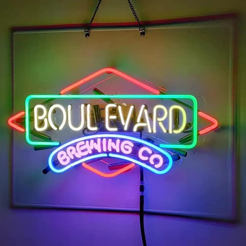 Mylett Boulevard Brewing CO. Cerveja Sinais de neon de cerveja Tubos de neon reais para o Home Bar Club Man
