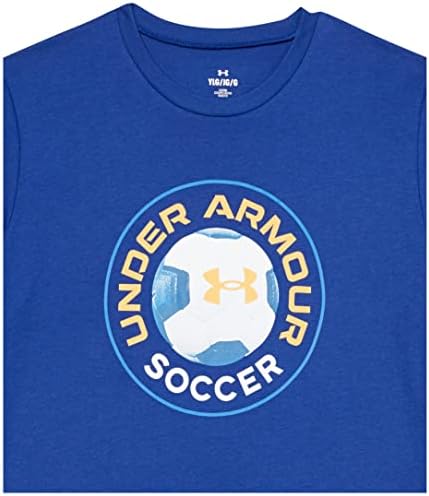 Under Armour Boys 'Fotureal Soccer Ball de manga curta T-shirt