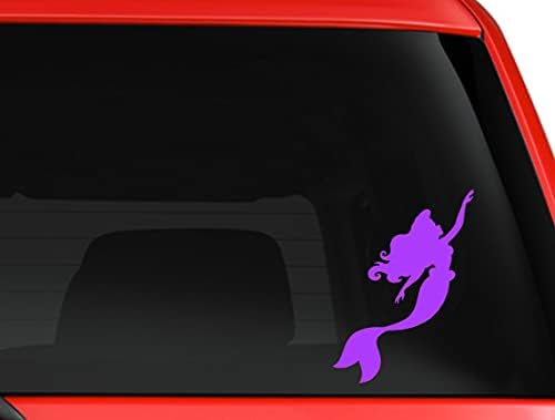 Ariel, a pequena sereia, vinil carroceria de SUV de janela de parede de parede de laptop copo de