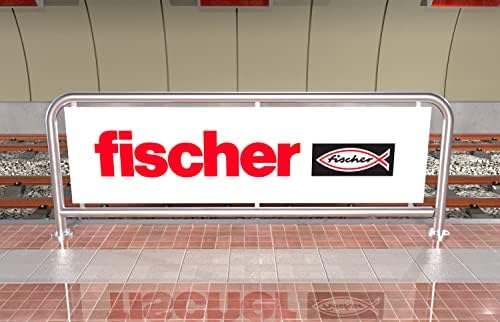 Fischer 71257 Plugues de parede de aço Ta M 8 com gancho, diâmetro 12 mm