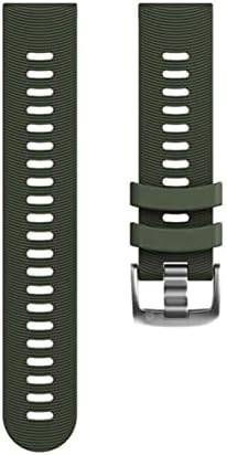 Kappde 20mm Sport Silicone Watch Band Strap for Garmin Forerunner 245 245m 645 Vivoactive 3 Vivomove HR Smart Bracelet