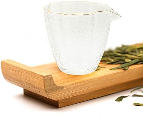 Upkoch Glass Tea Pitche Pequena Tea Milk Sirvando caneca Gong- - Copa Copa Clara Clear Chinese Kungfu Copa da China