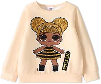LOL. Surpresa! Little Big Girls Longsleeve T-Shirt Crewneck Pullover Sweatshirt 4Y-12y