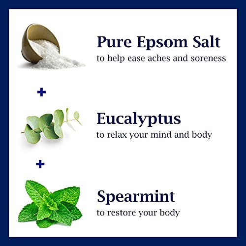 Lavagem corporal do Dr. Teal com sal puro de sal, relaxamento e relevo com eucalipto e spearmint, 24 fl