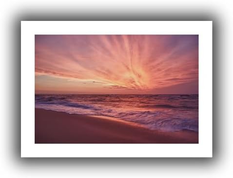 Artwall 'Outer Banks Sunset iii' plana de tela plana de Dan Wilson, 20 por 28 polegadas