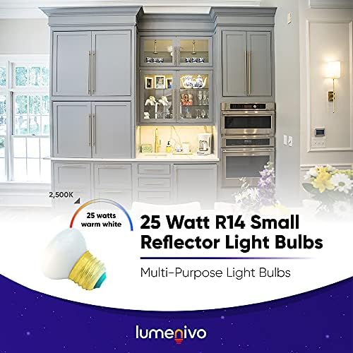 25 watt r14 lâmpadas de refletor pequenas lâmpadas - 120/130 volts E26 Substituição de base do