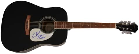 Adam Sandler assinou autógrafo em tamanho grande Gibson Epiphone Guitar Guitar E com James Spence Autenticação
