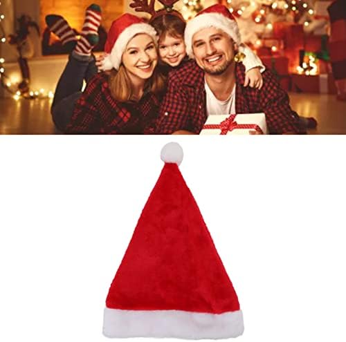 Papai Noel Hat adultos, chapéu de natal, chapéu de natal de Natal 8 Modos Luz quente Luz de Natal