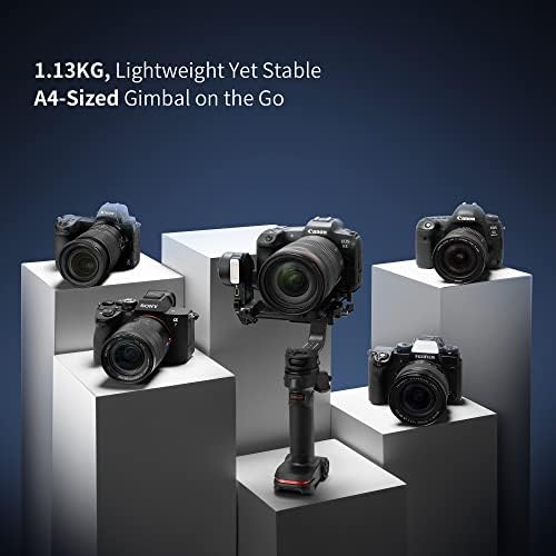 Zhiyun Weebill 3 Câmera profissional combo Estabilizador de cardan, cardan de mão de 3 eixos para DSLR