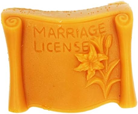 Longzang Soap Moldes Licença de casamento Art Art Art Silicone Mold Craft Moldes Diy Moldes de sabão