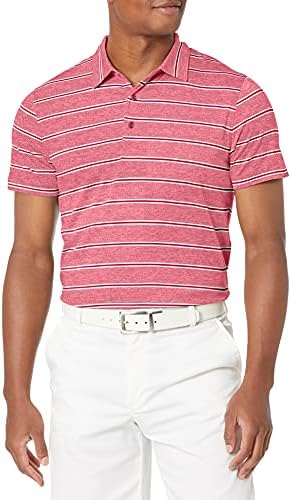 Cutter & Buck Men Drytec UPF 50+ Forge Heather Stripe Camisa Polo Fit Fit