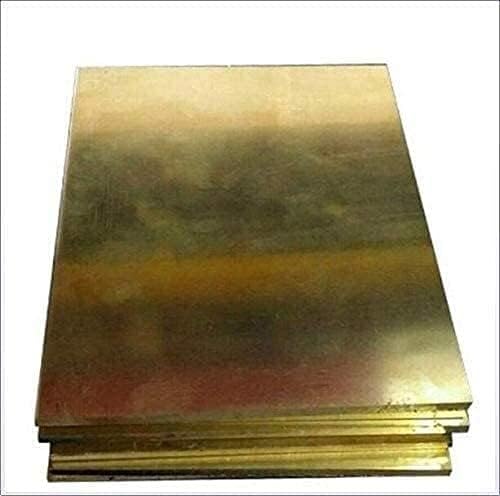 Placa de latão de kekeyang folha de cobre pura folha de metal placa fina de folha de papel de cobre pura placa de folha de papel alumínio Corte de cobre placa de latão de metal papel de metal