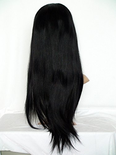 Boa quanlity 20 peruca humana para mulher negra longa peruca de renda cheia de cabelo virgem remy humana
