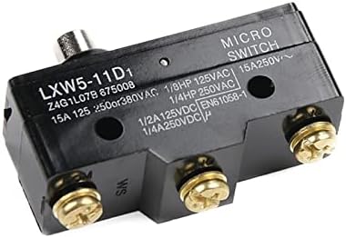 1PCS 1NC/1NO LXW5 LXW5-11D1 Chave de limite do interruptor de deslocamento 3 Micro-interruptor do terminal do