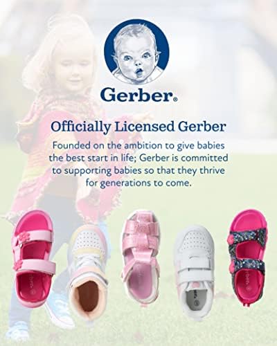 Sapatos de garotas da Gerber Baby - sapatos de suporte de tornozelo alto alto