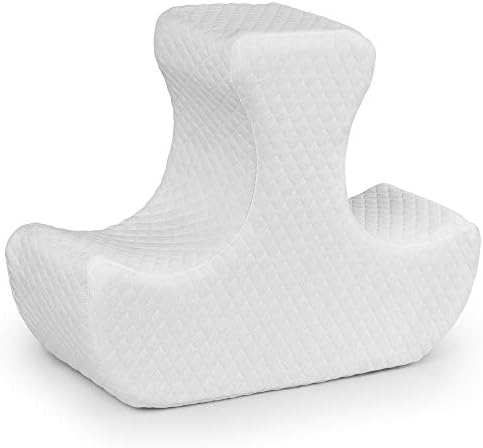 Suporte a perna Pillow de espuma de memória para dormir - Design patenteado exclusivo - combina