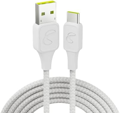 InfinityLab InstantConnect USB-A para USB-C-Cabo de carregamento para dispositivos USB-C-branco, 5 pés