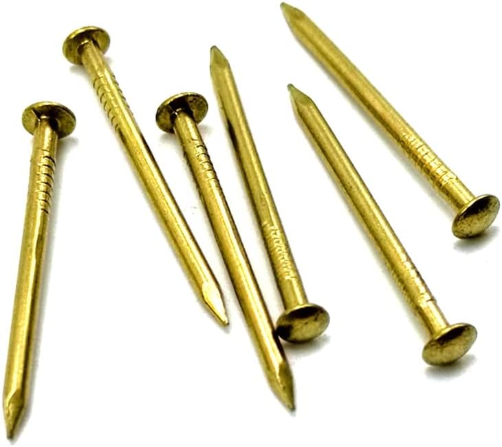 Acessórios de hardware de unhas de bronze de 3 mm, N004 -