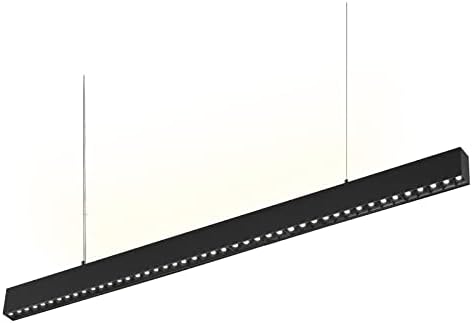 Pingente linear linear de 4 pés de 4 pés de 4ft iluminação suspensa LED com 3000K Luz de atmosfera 36W Modern Frept