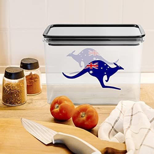 Caixa de armazenamento de canguru australiana Caixa de armazenamento de alimentos plásticos recipientes