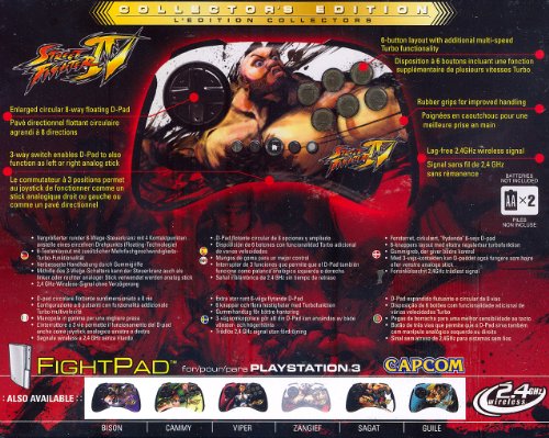 PS3 Street Fighter IV Rodada 2 Fightpad - Zangief