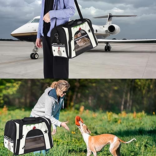 Frango engraçado de transportadora de animais Eu acredito, posso voar portadoras de viagem para animais de estimação
