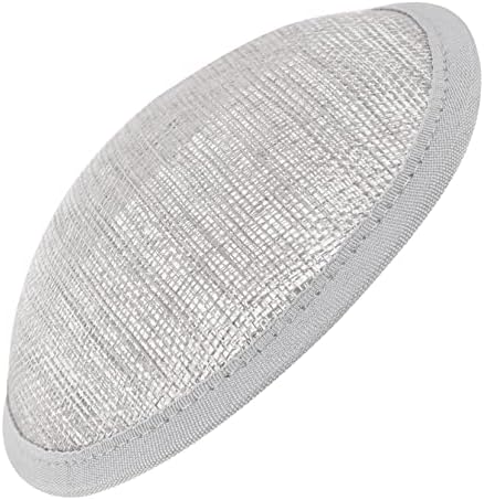 Kesyoo 2pcs redonda de linho e chapéu de chapéu suporta suporte de linho cinza suporte inferior