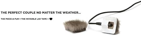 A peça de pêlo falso de 14,1 ”x 4,3” de alta qualidade, para proteção profissional do microfone de vento e ruído