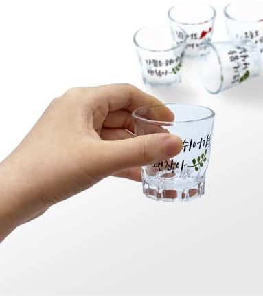 Conjunto de óculos de sulocolagem de salário de addy & Plusy para bebidas alcoólicas coreanas