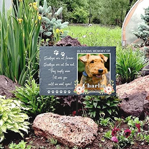 Adeus não são para sempre, Personalizada Airedale Terrier Dog Memorial Placa Estaca, Pets Memorial